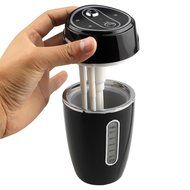 GnD Home/Car Portable Mini USB Humidifier Air Purifier Aroma Diffuser Atomizer Small Air Cleaner 180ml (Black) N13
