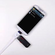 Yaheeda USB 2.0 A Female to Micro B Male Adapter Cable For Android Smart Phones with OTG Function N5