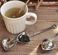 Heart Shaped Stainless Steel Tea Infuser Spoon Strainer