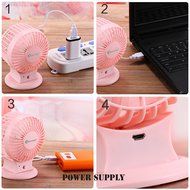 USB Mini Fan,BAVIER Sound-free design Desktop Fan,Portable USB Fan,2 Speed Adjustable,USB Cooling Fan,Cooler Fan... N9