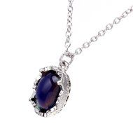 Women Elegant Sensitive Liquid Crystal Thermo Mood Color Chain Pendant Necklace N3