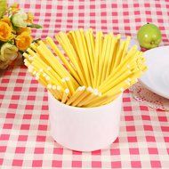 100 Count Sucker Lollipop Sucker Sticks (Pink)