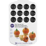 Wilton 2105-0113 24 Cavity Mini Cupcake/Pumpkin Topper Pan