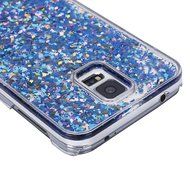 Galaxy S5 Case,Galaxy S5 Liquid Cover,PHEZEN Christmas Tree Santa Claus Design Cool Quicksand Moving Stars Bling... N17