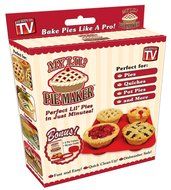 My Lil' Pie Maker with Bonus 2 Pie Cutters &amp; Recipe Guide (Non-Stick Silicone Edge) Perfect Lil' Pies in Just...