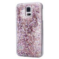 Galaxy S5 Case,Galaxy S5 Liquid Cover,PHEZEN Christmas Tree Santa Claus Design Cool Quicksand Moving Stars Bling... N22