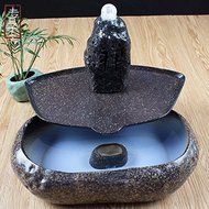 FEI&amp;S Ceramic Flowing Water humidifier living room desk creative Gifts, Home Decor is part #21