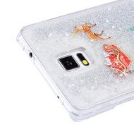 Galaxy S5 Case,Galaxy S5 Liquid Cover,PHEZEN Christmas Tree Santa Claus Design Cool Quicksand Moving Stars Bling... N25