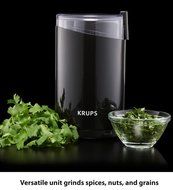 KRUPS F203 Electric Spice and Coffee Grinder with Stainless Steel Blades, 3-Ounce, Black N2