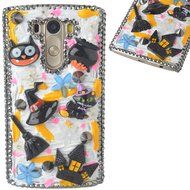Spritech(TM) 3D Handmade Crystal Phone Case for LG V10,Helloween Style Monster Haunted house Design Smartphone... N7