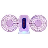 ECEEN Mini Personal Couples Fan Handheld Folding 350 Degree Rotating Dual Head Fan Portable Powered by Battery... N13