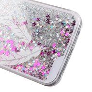 S6 Case,Galaxy S6 Case,PHEZEN Galaxy S6 Bling Case,[Crystal Clear] Creative Design 3D Funny Flowing Bling Glitter... N28