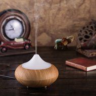 Essential Oil Diffuser,MKLOT 300ml Premium Wood Grain Aromatherapy Essential Oil Diffuser Aroma Humidifier with...