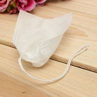 &quot;100Pcs Non-woven Fabric String Seal Tea Bag Filter Empty&quot; shopping