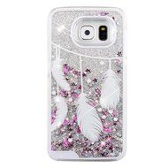 S6 Case,Galaxy S6 Case,PHEZEN Galaxy S6 Bling Case,[Crystal Clear] Creative Design 3D Funny Flowing Bling Glitter... N31