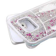 S6 Case,Galaxy S6 Case,PHEZEN Galaxy S6 Bling Case,[Crystal Clear] Creative Design 3D Funny Flowing Bling Glitter... N32