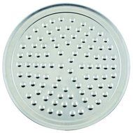Winco APZN-16, 16"Dia Aluminum Wide Rim Pizza Tray with Nibs, Round Pizza Pan, Pizza Screen