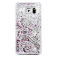 S6 Case,Galaxy S6 Case,PHEZEN Galaxy S6 Bling Case,[Crystal Clear] Creative Design 3D Funny Flowing Bling Glitter... N33