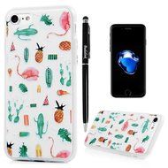 Badalink iPhone 7 TPU Case (4.7") Shockproof Soft TPU Rubber Skin Bumper Case Flexible Easy Grip with 3D Basso-relievo... N40