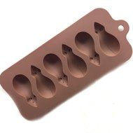 Always Your Chef 6-Cavity Silicone Little Mice Chocolate Candy Making Molds, Baking Cups for Jello, Gummy, Candle...