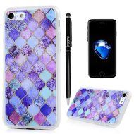Badalink iPhone 7 TPU Case (4.7") Shockproof Soft TPU Rubber Skin Bumper Case Flexible Easy Grip with 3D Basso-relievo... N44