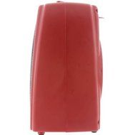 Red Ceramic Heater Powerful and Compact Portable Device with Fan 1500W 130 sq ft N4