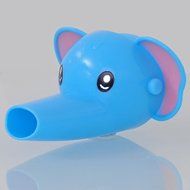 KAKA(TM) Kids Children Baby Washing Hands Water Faucet Extender Cute Animal Water Chute Extender Blue N8