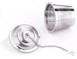 Bekith Premium Tea Infuser - Stainless Steel - Single Cup - Perfect Strainer for Loose Leaf Tea, Set of 4