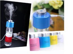 Sun-rain Usb Cute Mini Bottle Caps Humidifier Ultrasonic Air Mist for Bed Room.live Room.office Air Purify Color... N6