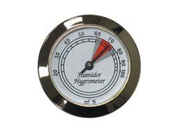 Prestige Import Group HYB134/S Hygrometer with Silver Frame and Glass Face, 1-3/4-Inch