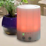 Essential Oil Diffuser,WOWGO 200ml Cool Mist Aroma Humidifier with Color LED Lights ,Touch Sensitive Switch with... N4