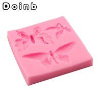 Doinb Jewel Butterfly Knot Bowknot Fondant Silicone Molds Outer Size 9.5x6x1.5CM GJM-1773 FDA