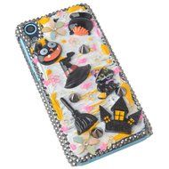 Spritech(TM) 3D Handmade Crystal Phone Case for HTC Desire 626,Helloween Style Monster Haunted House Design Smartphone... N7