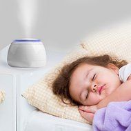 Baby Humidifier Kids Humidifier, Micropromo&reg; White USB Small Stream Mist Air Humidifier with Light for Bedroom... N3