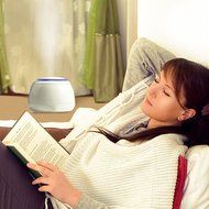 Baby Humidifier Kids Humidifier, Micropromo&reg; White USB Small Stream Mist Air Humidifier with Light for Bedroom... N6