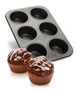 Zenker 7013 "Deluxe" Muffin Tin, Black/Metallic, 15.16 x 10.43 x 1.97"