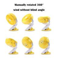 REMAX USB Fan Battery Rechargeable 2200mAh 18650 Mini Electric Fan 4.5h 4 Blades Clip on Desk Silent Blower N24
