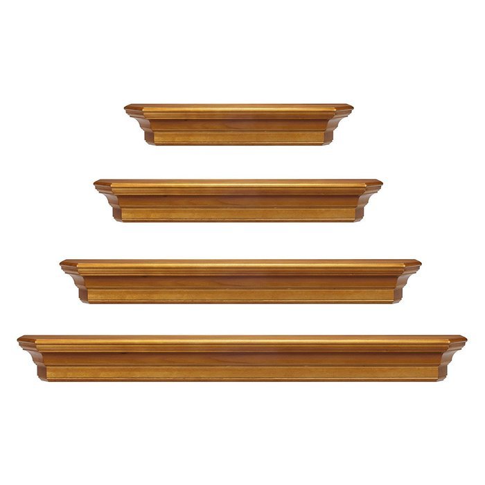 Pearl Mantels Lindon Traditional Fireplace Mantel Shelf N6