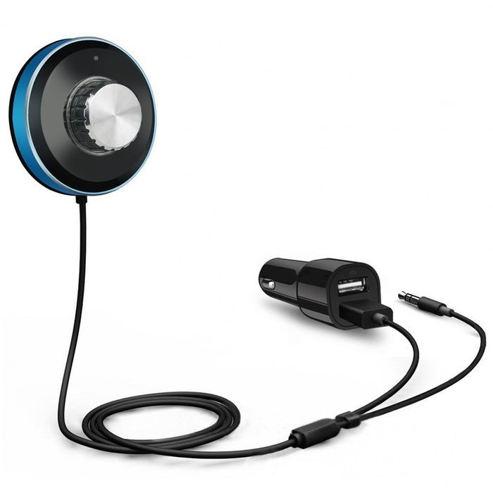 Your Sueprmart Hot Bluetooth 4.0 Receiver 2-Port USB Car Charger Magnetic Base Built-in Mic