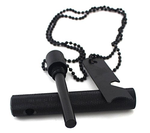 DINHAND All-Weather Emergency 2-IN-1 Fire Starter & Magnesium Fuel Fire Starter - Emergency Magnesium Fire Starter... N7