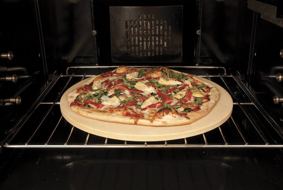 Pizzacraft 16.5" Round Cordierite Baking/Pizza Stone - For Oven or Grill - PC9898 N2