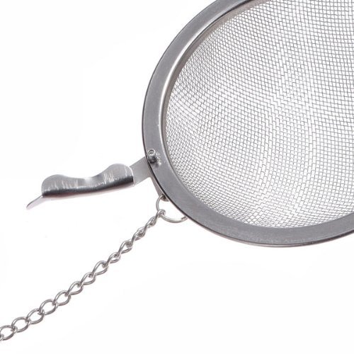 "S Stainless Steel Sphere Locking Tea Ball Strainer" shopping N2