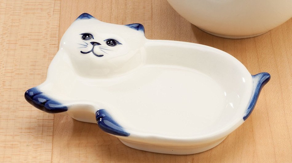 Cat Tea Bag Holder