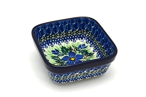Polish Pottery Ramekin - Square - Unikat Signature - U1281