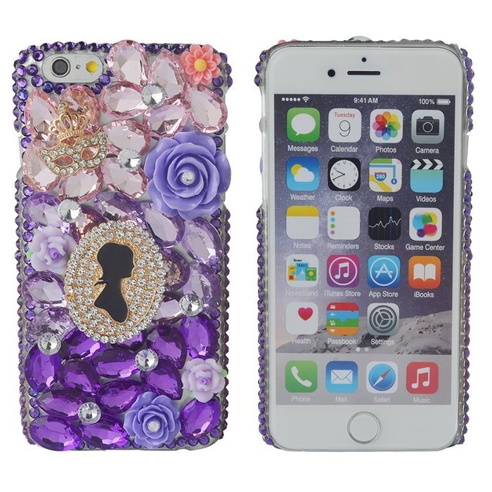 iPhone 6 Plus/6s Plus Case,Yaheeda 3D Fashion Bling PC Hard Case for iPhone 6 Plus/6s Plus [5.5inch] N17