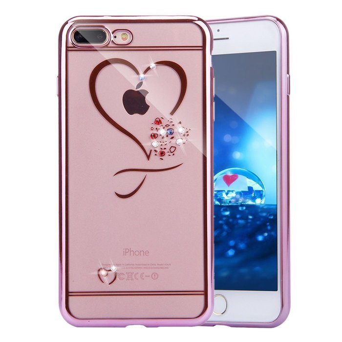 iPhone 7 Plus Case, PHEZEN Clear Soft TPU Protective Case Back Cover with Beautiful Cherry Blossom Flower Series... N65