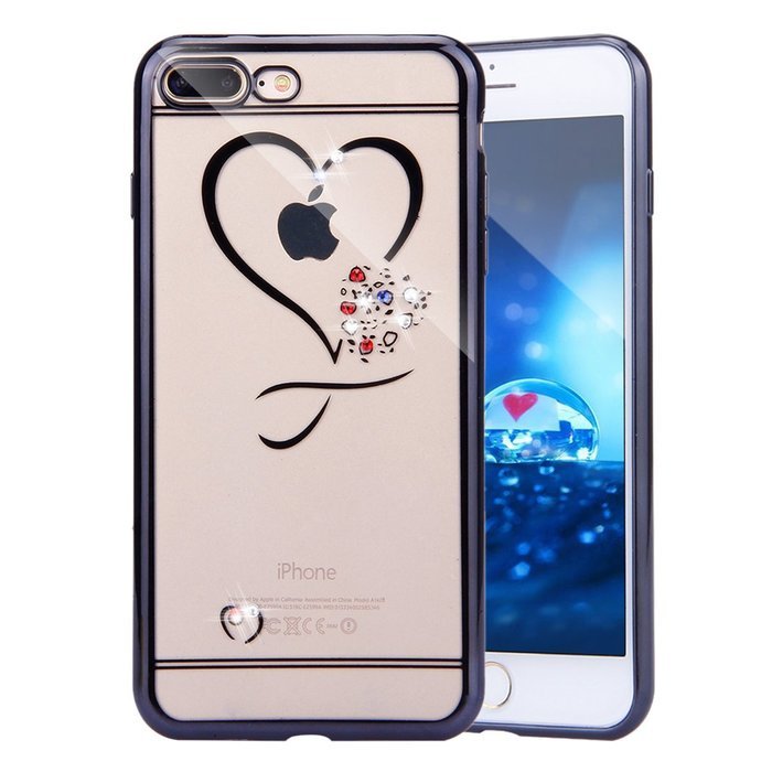 iPhone 7 Plus Case, PHEZEN Clear Soft TPU Protective Case Back Cover with Beautiful Cherry Blossom Flower Series... N67