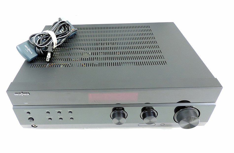 InsigniaTM NS-R2001 200W 2.0 Channel Stereo Receiver black N2