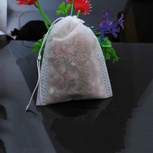 100pcs/lot 10x12cm Teabags String Heat Seal Filter Paper Herb Loose Tea Bag