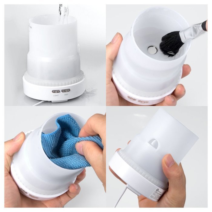 AERIE 100ml Aromatherapy Essential Oil Diffuser and Ultrasonic Cool Mist Aroma Humidifier with 7 Color Changing...